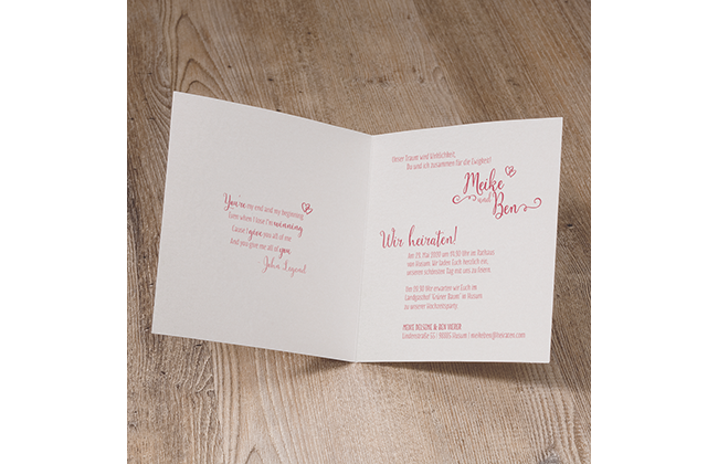 Hochzeitskarte 728017 