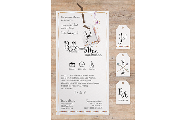 Hochzeitskarte 728020 