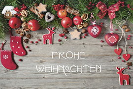 Weihnachtskarte Dekoration 40062h 