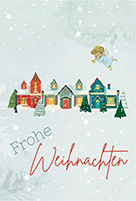 Weihnachtsdorf Engel - St. Anna Spendenkarte 