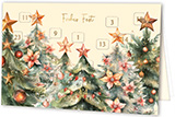 Weihnachtskarte Adventkalender 4312 
