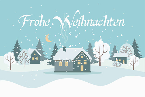 Winterlandschaft - St. Anna Spendenkarte