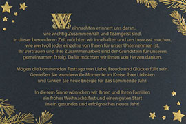 Weihnachtskarte mit Text FW18352