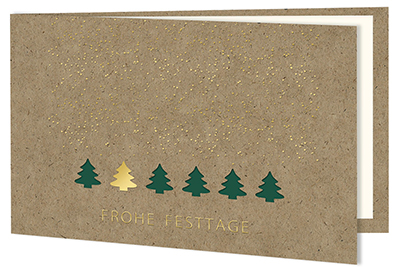 Weihnachtskarte Tannenbäumchen 4310