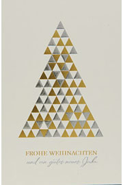 Weihnachtskarten Dreiecke FW18321